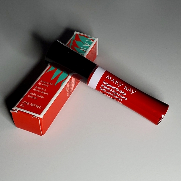 NEW Mary Kay Lacquered Lip Shine - Tropical Mandarin (with box) - Picture 2 of 4